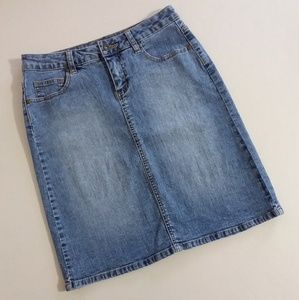 V.S.H. Jeans Denim Skirt, 8